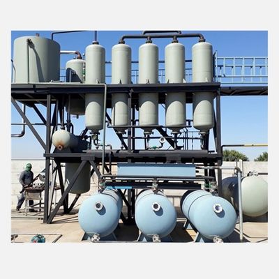 16kw High Capacity Waste Engine Oil Refinery for Diesel Machine 2.2*5.5m Afmetingen