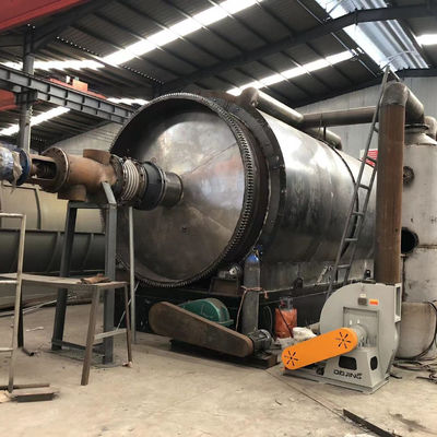 Brandstof olie raffinage uit kleine afvalbanden Pyrolyse machine met gratis installatie