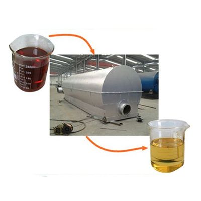 Productielijn voor de productie van benzine-olie van afval naar diesel voor pyrolyse- en distillatiesysteem