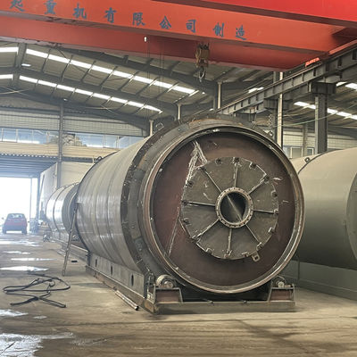 Continu afval van kunststof banden pyrolyse naar olie machine met reactor