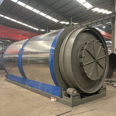 Continu afval van kunststof banden pyrolyse naar olie machine met reactor