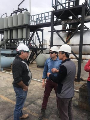 CE-goedgekeurde afvalolie-recyclinginstallatie voor de omzetting van de plastic-olie-stroom 3-30T/D in basisolie