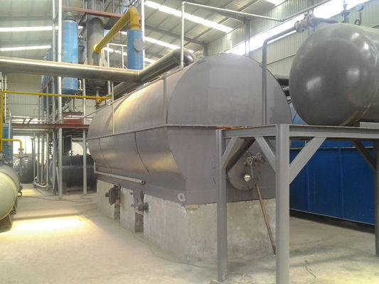 Gebruikte olie herraffinatiesysteem voor recycling Zwarte motorolie milieuvriendelijk