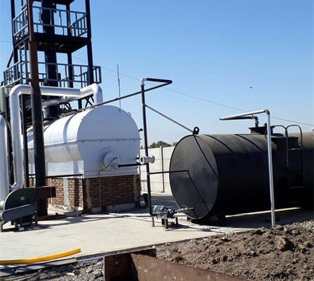 16 kW hoogcapaciteits ruwe olie afval gebruikte motor olie motor olie raffinaderij machine voor diesel