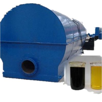 Gastdimensie D1200*3000 mm Kleine afgedankte motorolieraffinaderij voor dieselrecycling