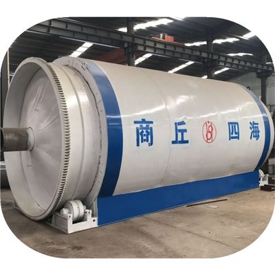 15.5kw Pyrolyse-machine voor het omzetten van afvalstoffen uit banden, kunststof en rubber in brandstof