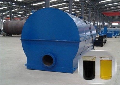 Video-technische ondersteuning Indirecte verwarming Olie distillatie-installatie voor raffinage van ruwe olie