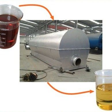 D1200*3000 mm Mini-raffinaderij voor de distillatie van ruwe olie voor olie tot diesel en benzine