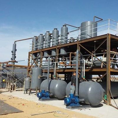 D1200*3000 mm Mini-raffinaderij voor de distillatie van ruwe olie voor olie tot diesel en benzine