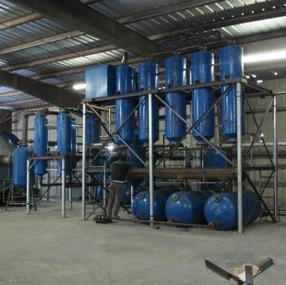 Continu Diesel Distillatie Machine voor raffinaderij van ruwe aardolie in 380v/50hz