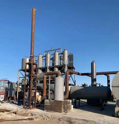 Lichte ruwe olie LCO vacuümdestillatie machine 24 uur olie productie 7,2-9 ton diesel