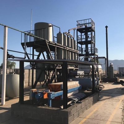 Q245R Koeler staal afvalolie zuiveringsapparaat Recycling naar diesel olie distillatie machine