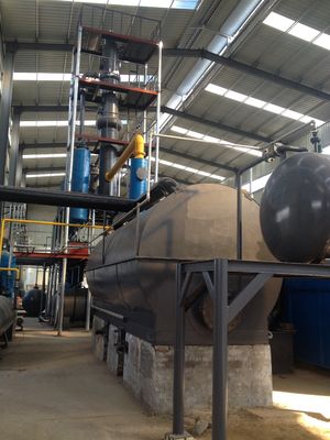 Afvalband Plastic Pyrolyse Olie tot Diesel Destillatieapparatuur