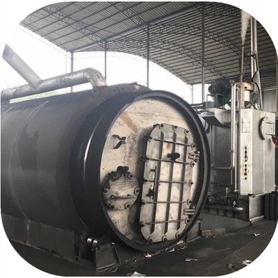 Q245R Kesselstaalreactor Plastic to Diesel Conversion Machine met een capaciteit van 10 ton