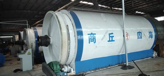 Q245R Kesselstaalreactor Plastic to Diesel Conversion Machine met een capaciteit van 10 ton