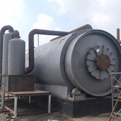 15.5kw Rotary Type Recycle Convert Waste Tires and Plastic to Fuel Oil Pyrolyse Machines