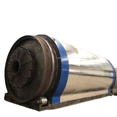15.5kw Rotary Type Recycle Convert Waste Tires and Plastic to Fuel Oil Pyrolyse Machines