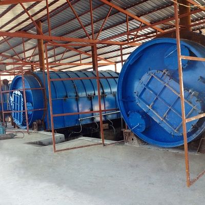 Pyrolyse-technologie die plastic omzet in brandstof met een capaciteit van 5,5 ton