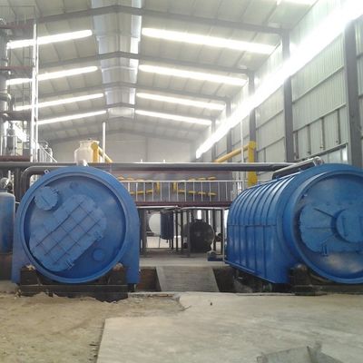 Pyrolyse-technologie die plastic omzet in brandstof met een capaciteit van 5,5 ton