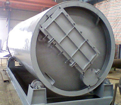 12 ton per dag Pyrolyse-installatie voor afvalbanden, rubberen kunststof voor de energieproductie van brandstof