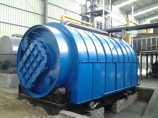 SIHAI Recycling Pyrolyse Plant Converting Waste Tire Rubber Plastic into Fuel Energy