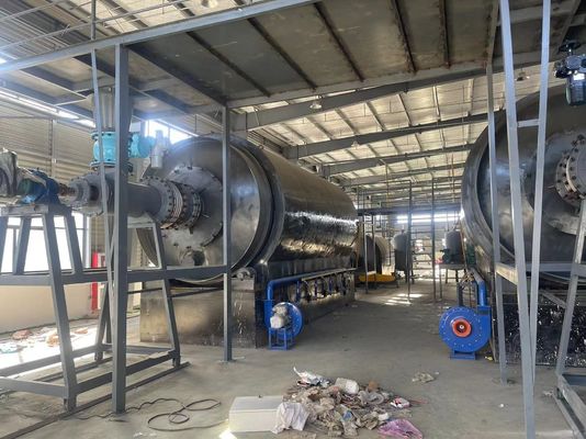 10t/dag bandenrecyclingreactor voor brandstof olie pyrolyse apparatuur veelzijdige toepassing