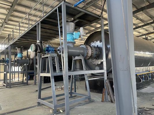 10t/dag bandenrecyclingreactor voor brandstof olie pyrolyse apparatuur veelzijdige toepassing