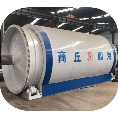 300 vierkante meter Area Required Tire Pyrolyse Plant met geavanceerde functies