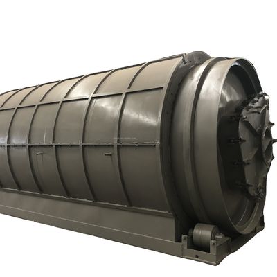 Top-afval van kunststofband tot brandstof olie recycling pyrolyse machine voor eindproduct staaldraad