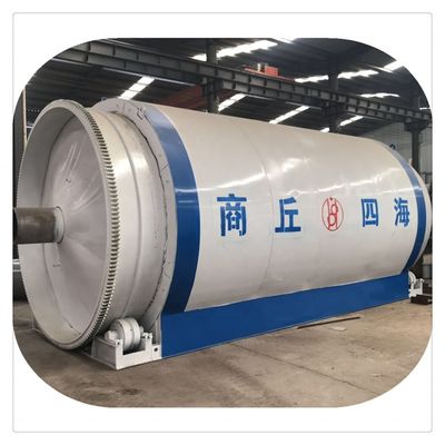 Recyclingbandbandband plastic olie slib pyrolyse machine met COC certificaat in Algerije