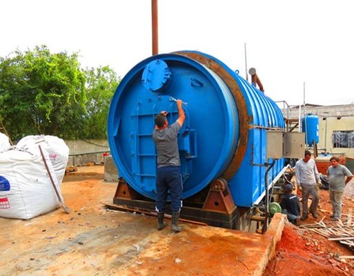 Pyrolyse-installatie voor afvalbanden met een capaciteit van 12 ton voor duurzaam gebruik van hulpbronnen