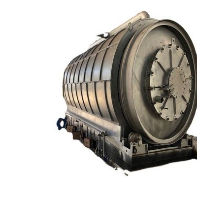 Machine voor het recyclen van kunststofbanden voor de omzetting van pyrolyse-olie