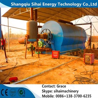Q245R Boiler Steel Reactor Material Waste Tire Pyrolyse Plant voor de productie van diesel
