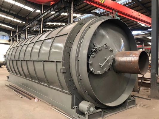 17.5 kW vermogen Pyrolyse olie banden recycling machine met een hoge olieopbrengst