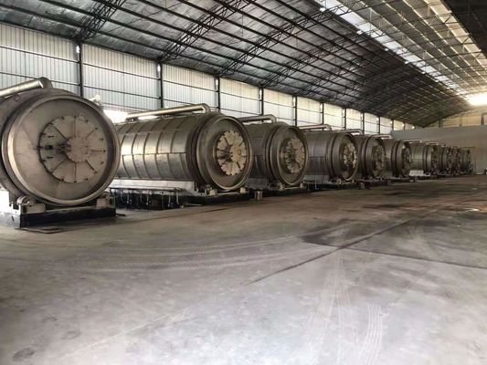 Waterkoelingssysteem Pyrolyse Oliebanden Recycling Machine met hoge olieopbrengst