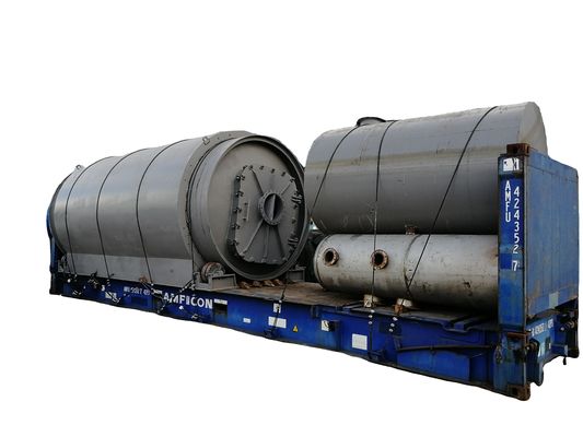 17.5 kW vermogen Pyrolyse olie banden recycling machine met een hoge olieopbrengst