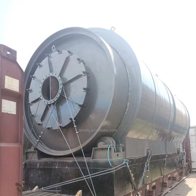 380V Omzetting van afvalband in olie recycling machine Pyrolyse olie systeem