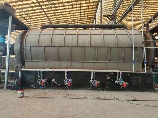 Omzetting van afvalbanden in waardevolle pyrolyse-olie met een waterkoelende recyclingmachine