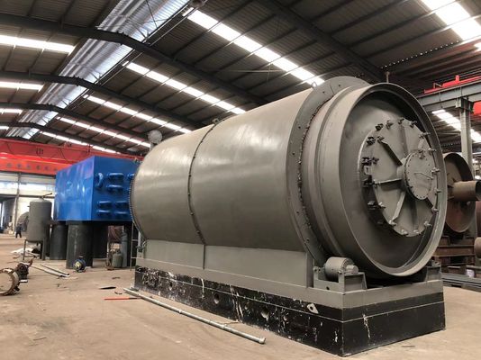 Pyrolyseapparatuur met een capaciteit van 10 T/dag voor de omzetting van kunststof in dieselbrandstof