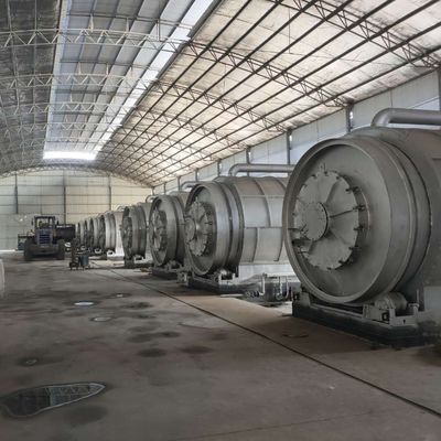 Pyrolyse-installatie voor afvalbeheer van hoogtechnologische afvalbanden Machinaal gewicht 30 ton
