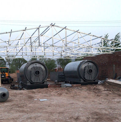 Pyrolyse-installatie voor afvalbeheer van hoogtechnologische afvalbanden Machinaal gewicht 30 ton